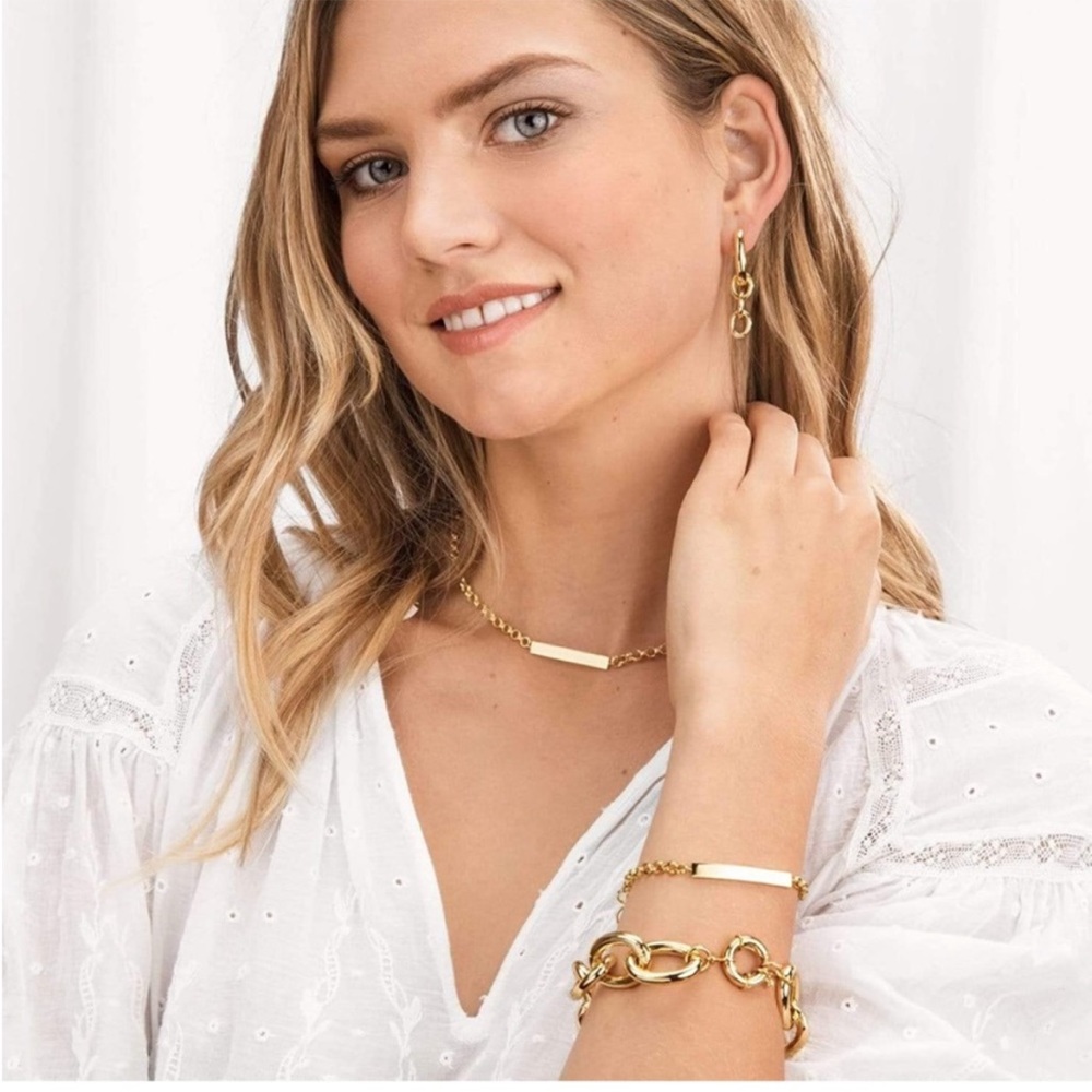 NWT Gorjana Lou Tag Necklace.